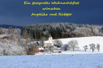 Habenscheider Kirche, Schnee, Weihnachtsgrüße, Mail